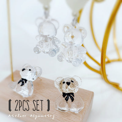 Teddy Bear Stud Earrings 